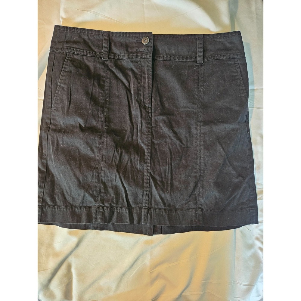Ann Taylor Loft Skirt Womens Size 12 Straight Black